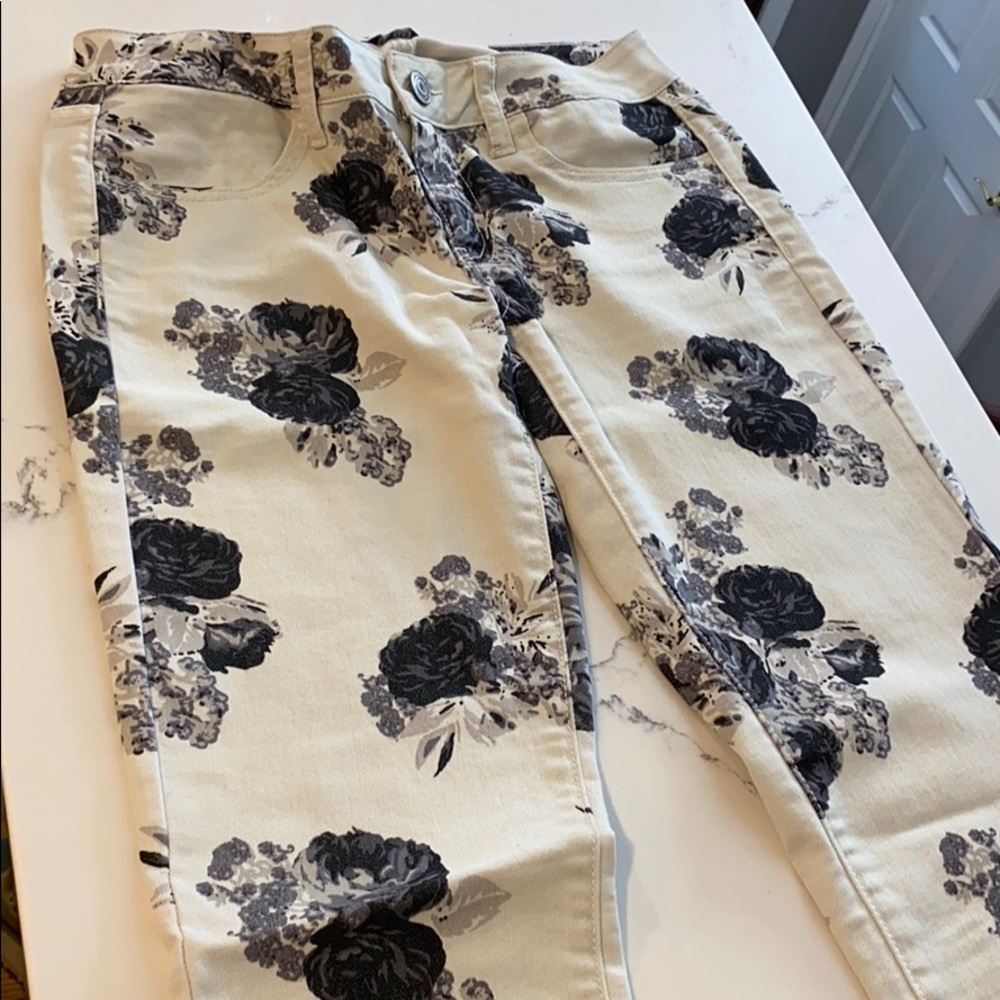 American eagle floral jeggings